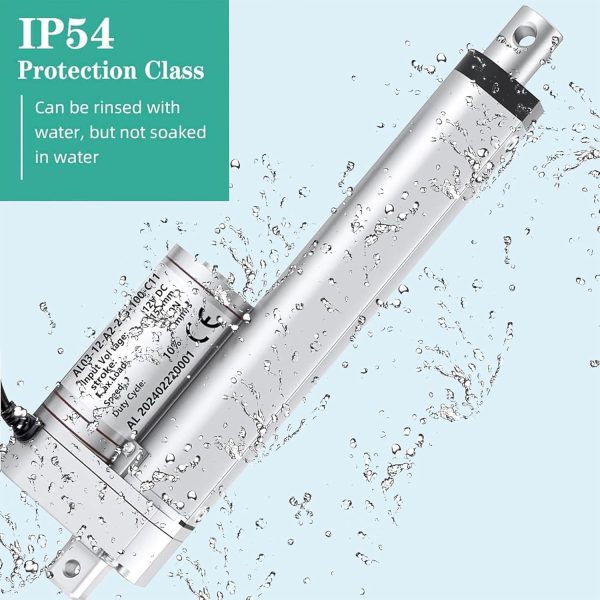 Shenzhen Shiyoulan Linear Actuator 12V DC 3000N Thrust IP54-4
