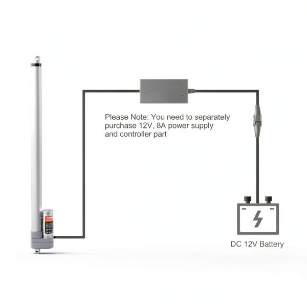 VEVOR Linear Actuator 12V High Torque Industrial Automation-5
