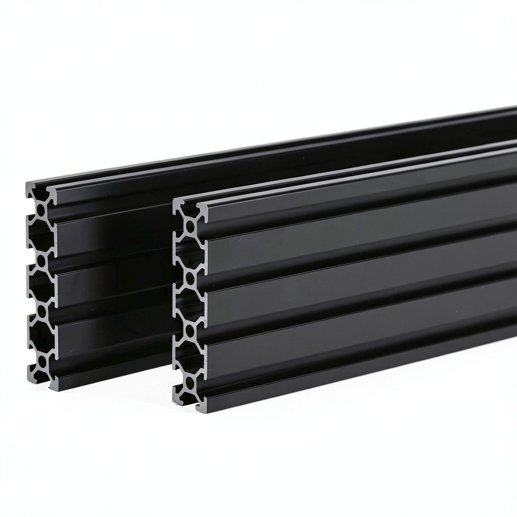 Installing IXGNIJ 2080 Aluminum Profile Linear Motion Guide DIY on a wooden workbench