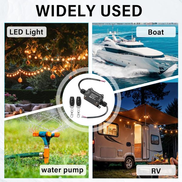 URANT Wireless Remote Control Switch DC AC IP67 Waterproof-6