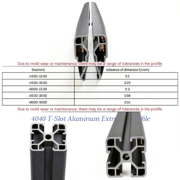 IXGNIJ 4040 Aluminum Extrusion Profile Black Linear Motion-5