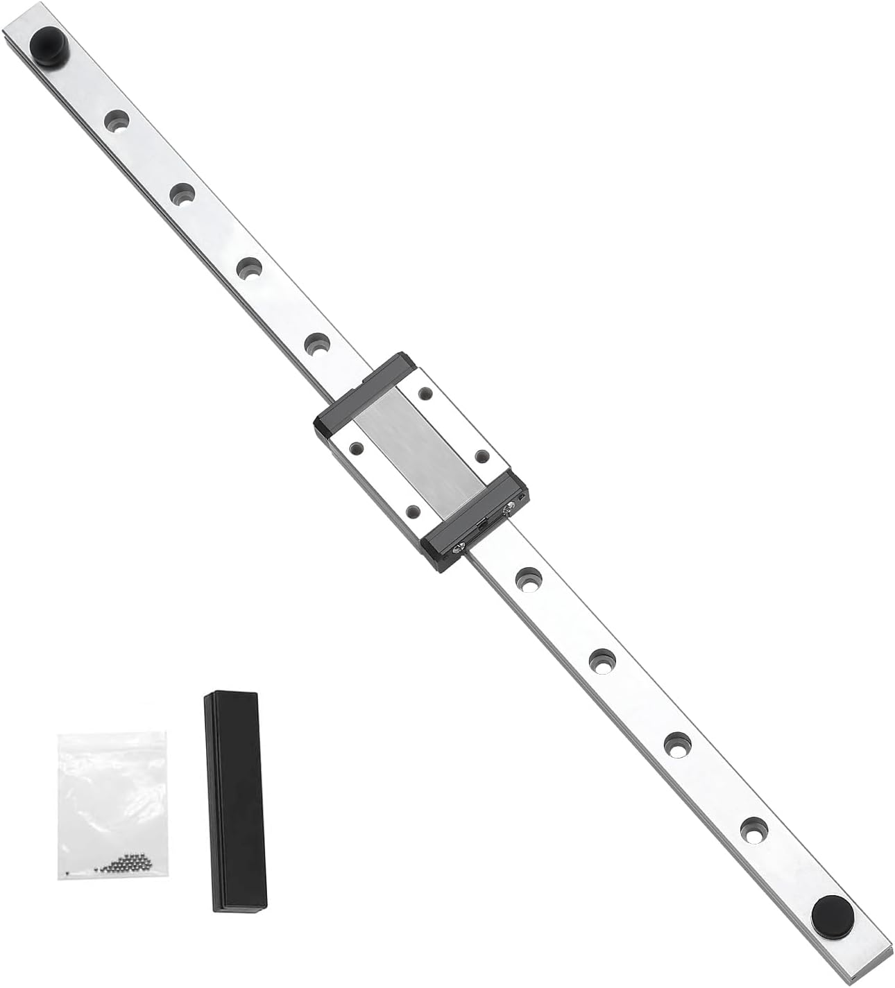 HOCPKOT MGN12H linear rail guide installed on a CNC machine