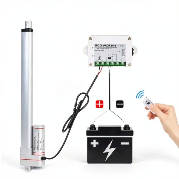 ECO-WORTHY Linear Actuator Aluminum IP65 675lbs Load-4