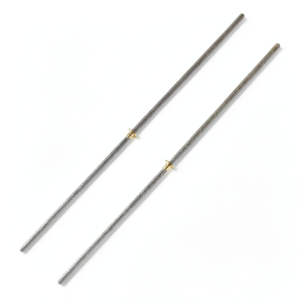 Installing QWORK T8 Lead Screw 8mm 600mm Stainless Steel Brass Nut on a workbench