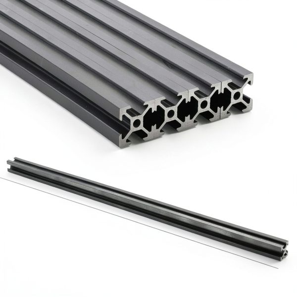 Black 20 Series Aluminum Extrusion 600mm-3
