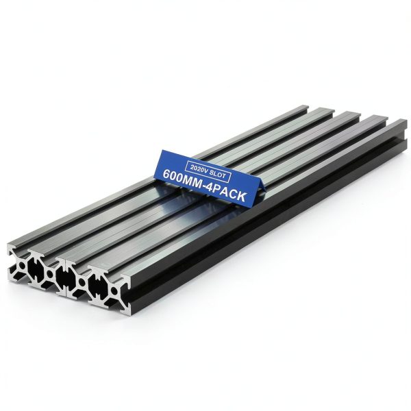 Black 20 Series Aluminum Extrusion 600mm-0
