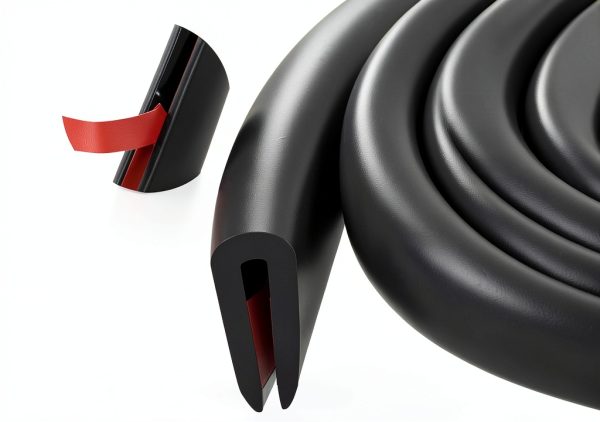 Rubber Edge Trim U Channel - MYFAMIREA Self-Adhesive EPDM 2mm x 20ft-0