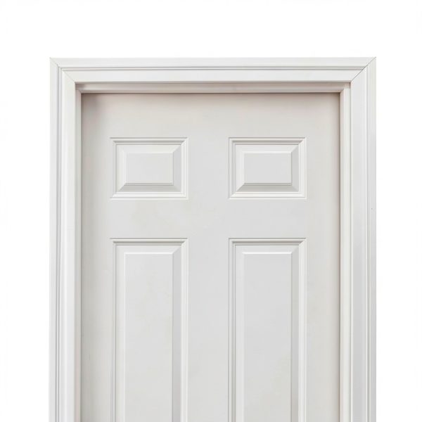 Sixth Avenue Building Mitered White PVC Door Trim Kit 1-1/4" x 2"-3