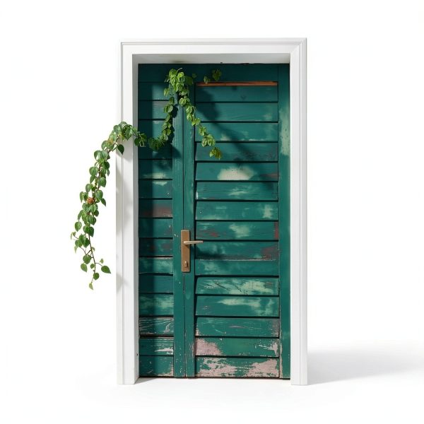 Mitered White PVC Brickmould Door Trim Kit by Maasechs 5‑Piece Outdoor-5