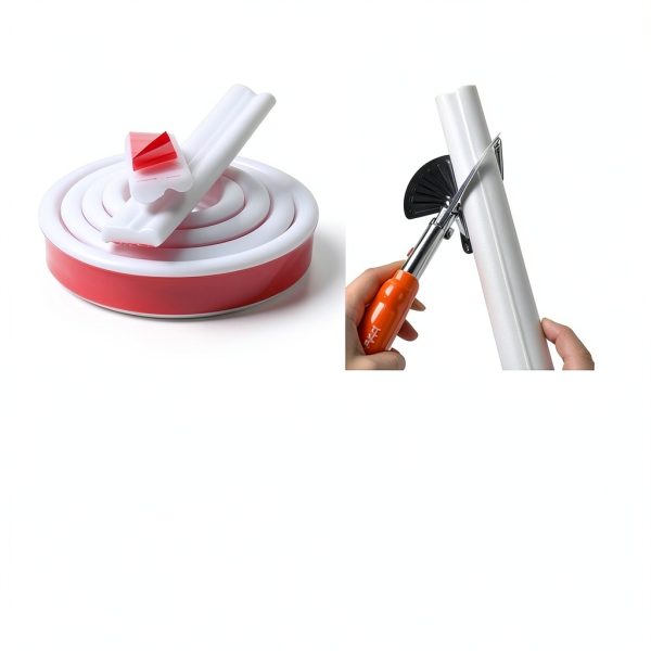Peel and Stick Door Molding Trim 20FT YUNCHUVA Flexible TPE White-6