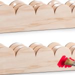 Scalloped Wood Trim Unfinished Molding for Doors Windows Cabinets by-0