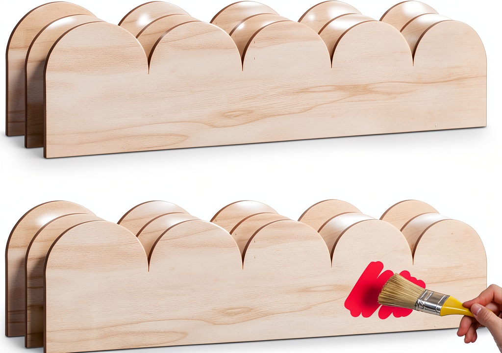 unfinished wood molding