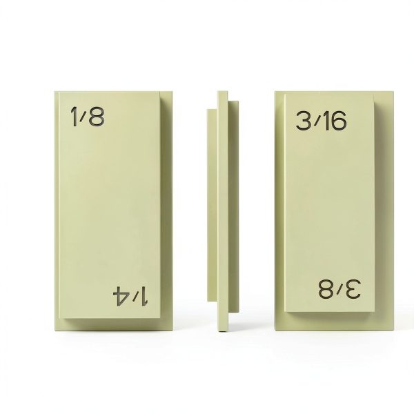 4-in-1 Trim Reveal Tool - 1/8", 3/16", 1/4", 3/8" - Precision Trim Gauges - Non-Damaging Hard Plastic Door Reveal Marking Tools for Accurate Jamb Marking - Wood Reveal Spacing Tool (yellow)-7